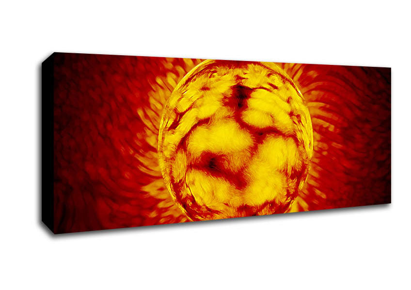 Picture of Sun Worshiper Panoramic Canvas Wall Art
