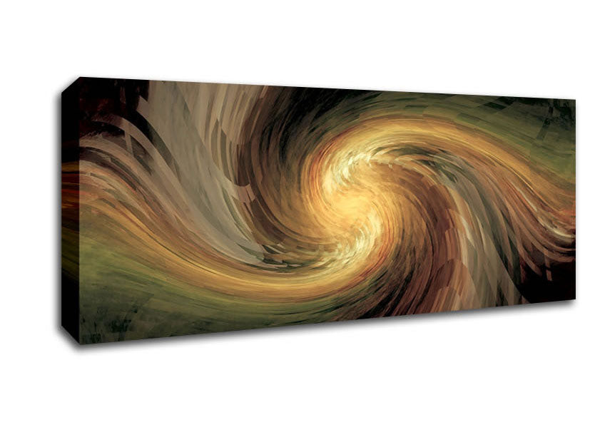 Picture of Swirls Of Light Panoramic Canvas Wall Art
