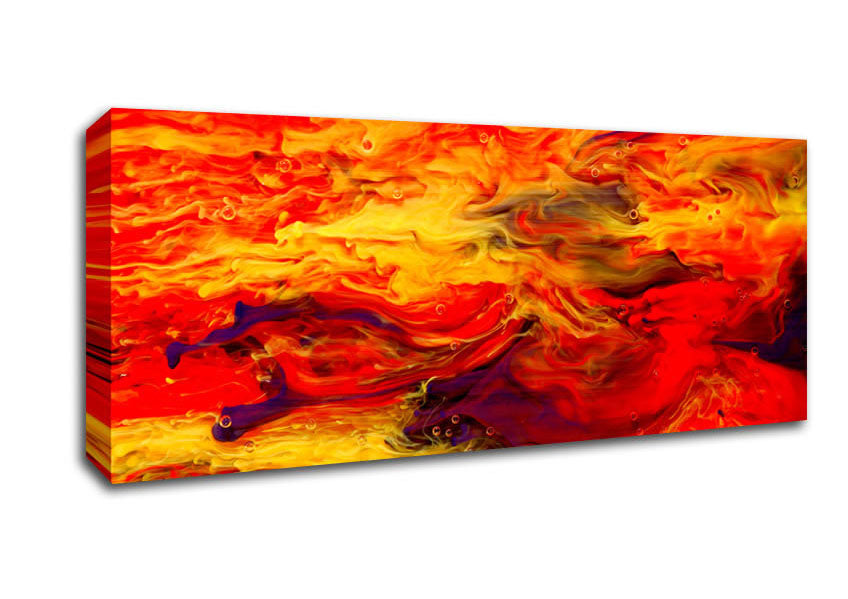 Picture of The Dragon Of The Sky Panoramic Canvas Wall Art