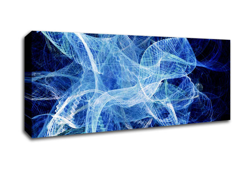 Picture of The Flow Of Energy Panoramic Canvas Wall Art