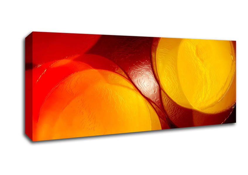 Picture of The Joining Of Circles Panoramic Canvas Wall Art