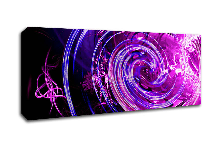 Picture of The Universe Pink Panoramic Canvas Wall Art