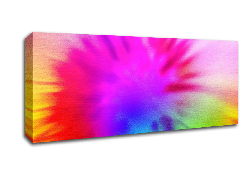 Picture of Tie Dye Panoramic Canvas Wall Art