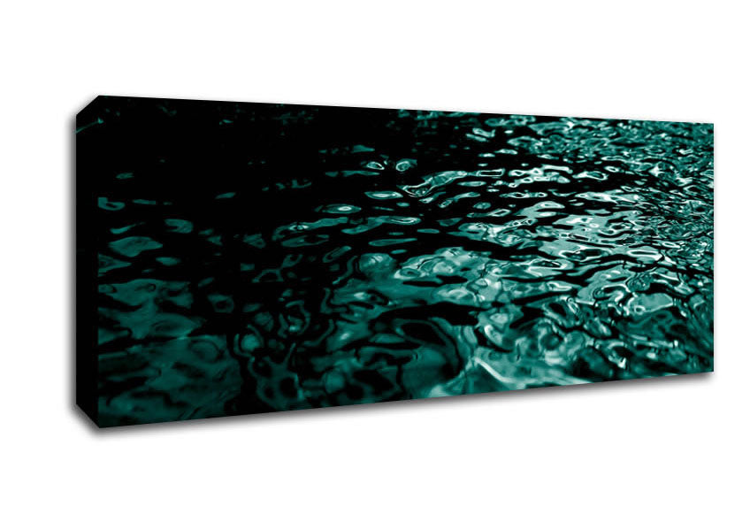 Picture of Turbulent Waters Panoramic Canvas Wall Art