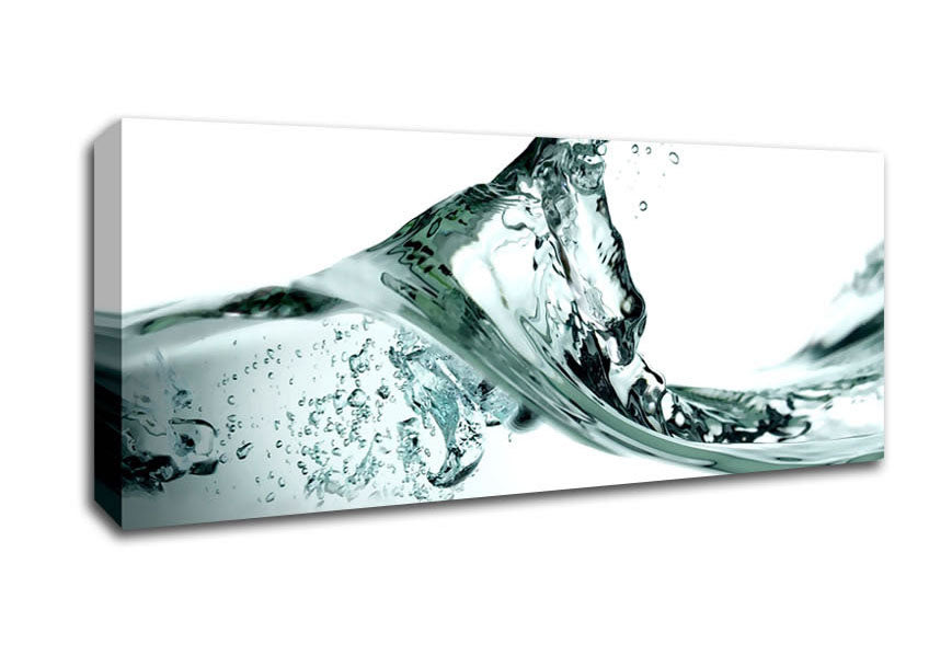 Picture of Water Wave Panoramic Canvas Wall Art