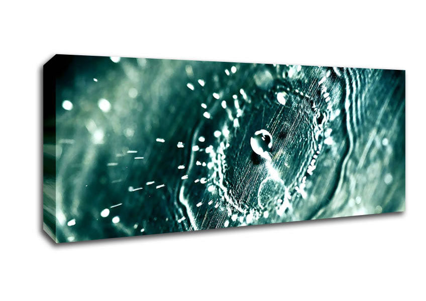 Picture of Water Splash Drop Panoramic Canvas Wall Art