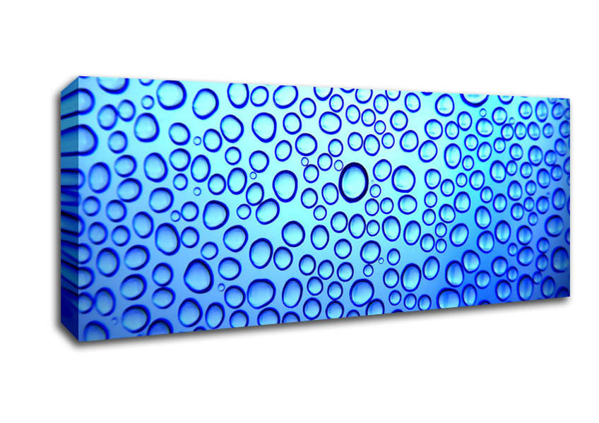 Picture of Water Drop Pattern Panoramic Canvas Wall Art