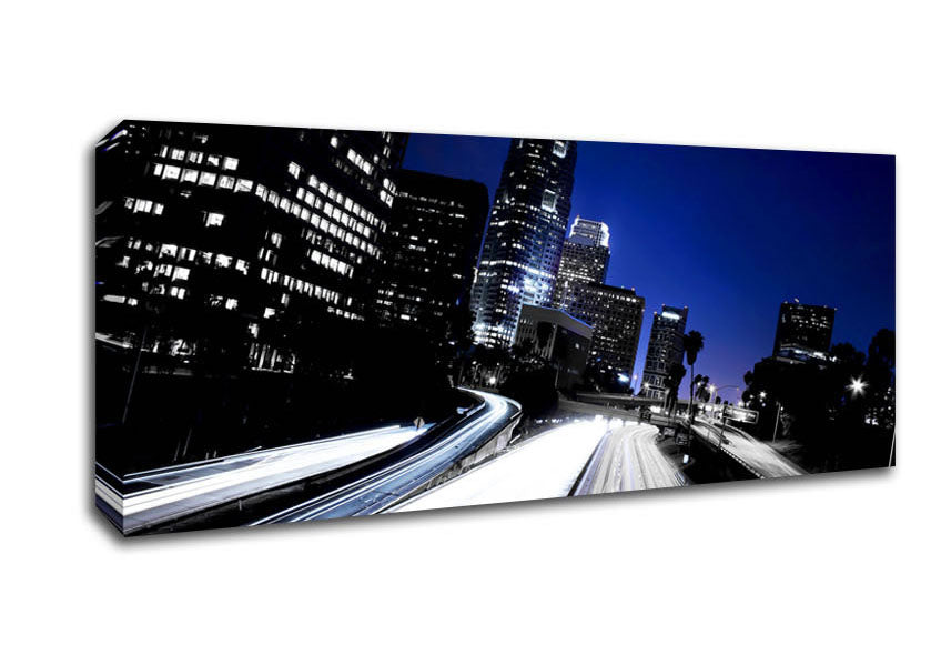 Picture of City Speedways Panoramic Canvas Wall Art