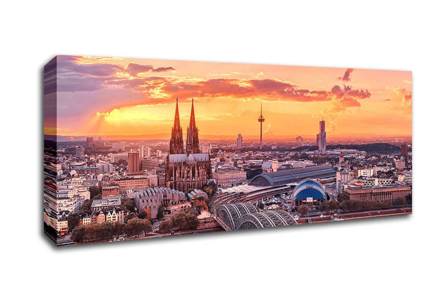 Picture of Cologne City Panoramic Canvas Wall Art