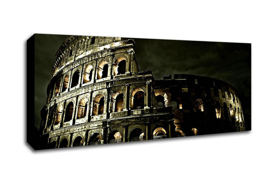 Picture of Colosseum Roman Architecture Panoramic Canvas Wall Art
