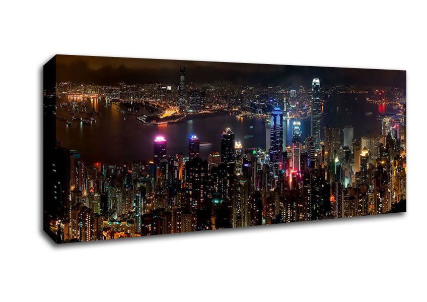 Picture of Hong Kong China Panoramic Canvas Wall Art