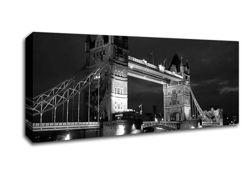 Picture of London Bridge Black Beauty Panoramic Canvas Wall Art