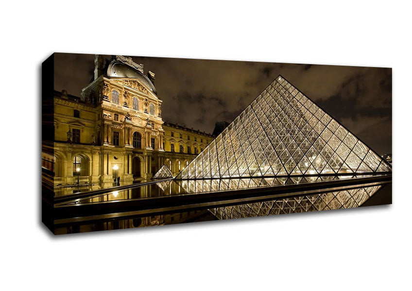 Picture of Louvre Museum Paris France Panoramic Canvas Wall Art
