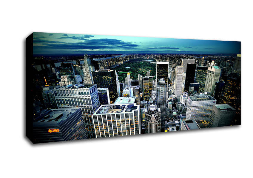 Picture of Manhattan New York Usa Panoramic Canvas Wall Art