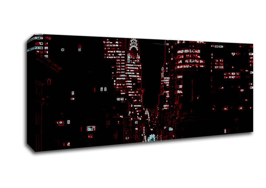 Picture of New York 5Th Avenue Panoramic Canvas Wall Art