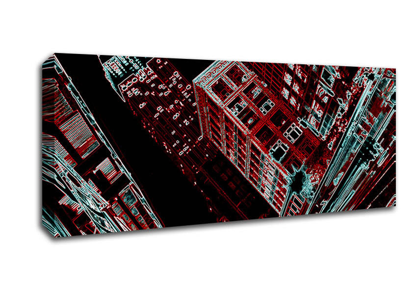 Picture of New York Broadway Panoramic Canvas Wall Art