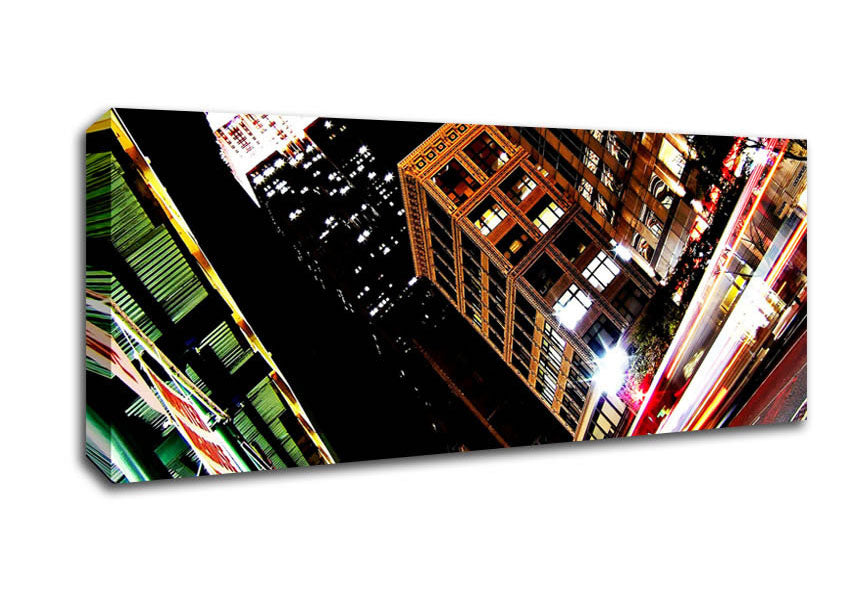 Picture of New York City 5Th Avenue Empire State View Panoramic Canvas Wall Art