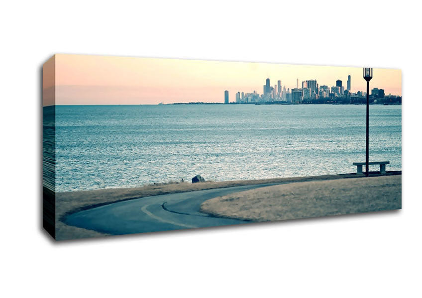 Picture of New York City Skyline Panoramic Canvas Wall Art
