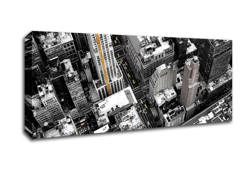 Picture of New York City Streets Panoramic Canvas Wall Art