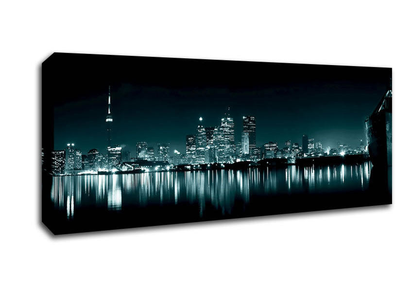 Picture of New Zealand Blues Panoramic Canvas Wall Art