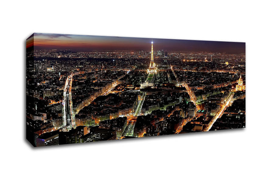 Picture of Paris Panoramic View Panoramic Canvas Wall Art