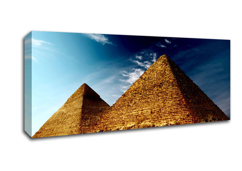 Picture of Pyramids Cairo Egypt Panoramic Canvas Wall Art