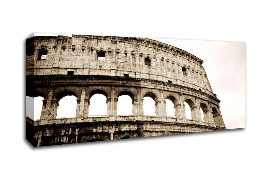 Picture of Rome The Colosseum Panoramic Canvas Wall Art