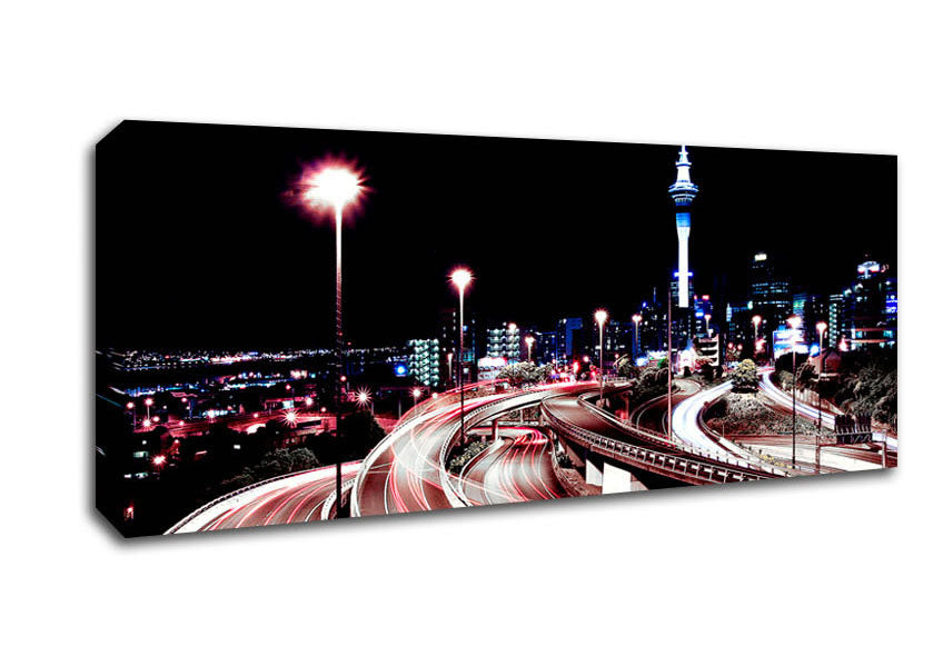 Picture of Rush Hour Panoramic Canvas Wall Art