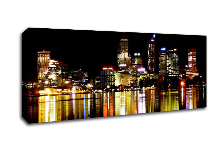 Picture of San Diego Reflections Panoramic Canvas Wall Art