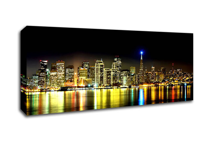 Picture of San Francisco Skyline Panoramic Canvas Wall Art