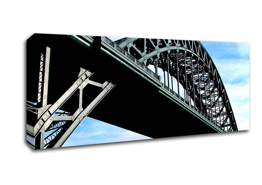 Picture of Sydney Harbour Bridge Close-Up Panoramic Canvas Wall Art