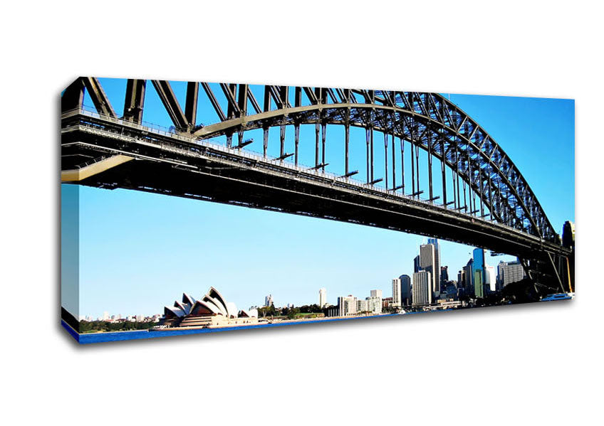 Picture of Sydney Harbour Bridge Day Time Panoramic Canvas Wall Art