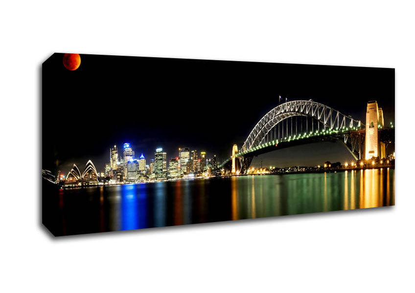 Picture of Sydney Harbour Bridge Opera House Panoramic Canvas Wall Art