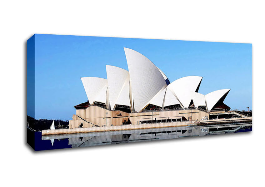 Picture of Sydney Opera House Reflections Panoramic Canvas Wall Art