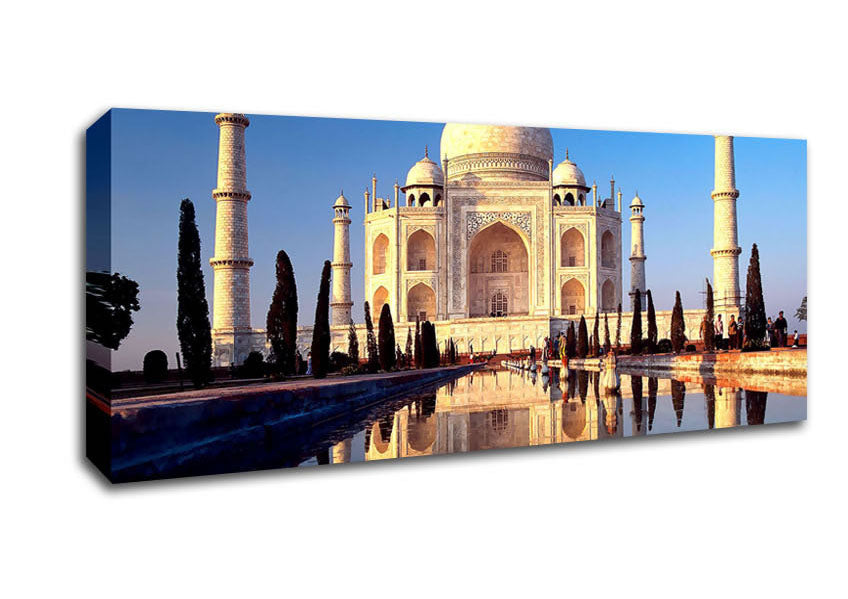 Picture of Taj Mahal Agra India Panoramic Canvas Wall Art