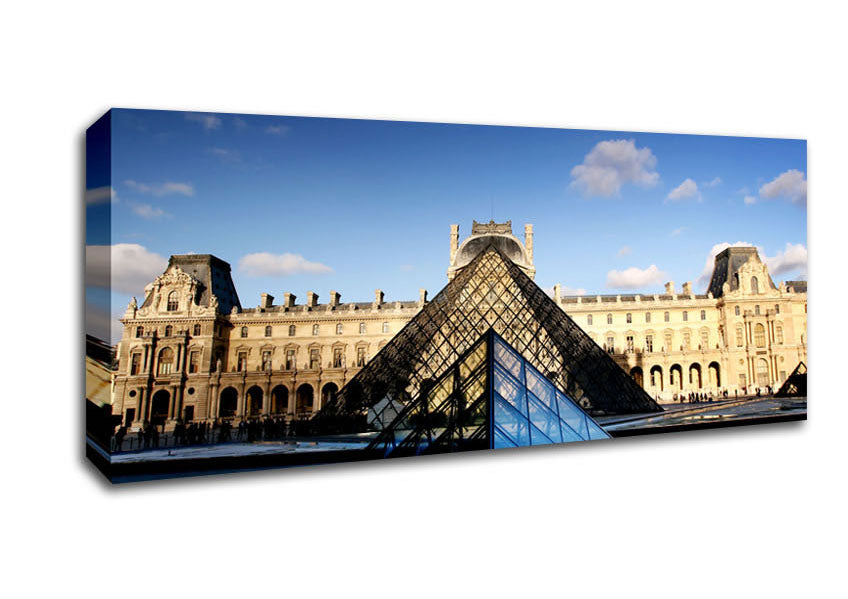 Picture of The Louvre Paris Panoramic Canvas Wall Art