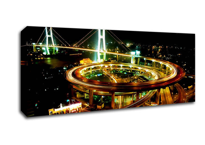 Picture of Tokyo Highway Panoramic Canvas Wall Art