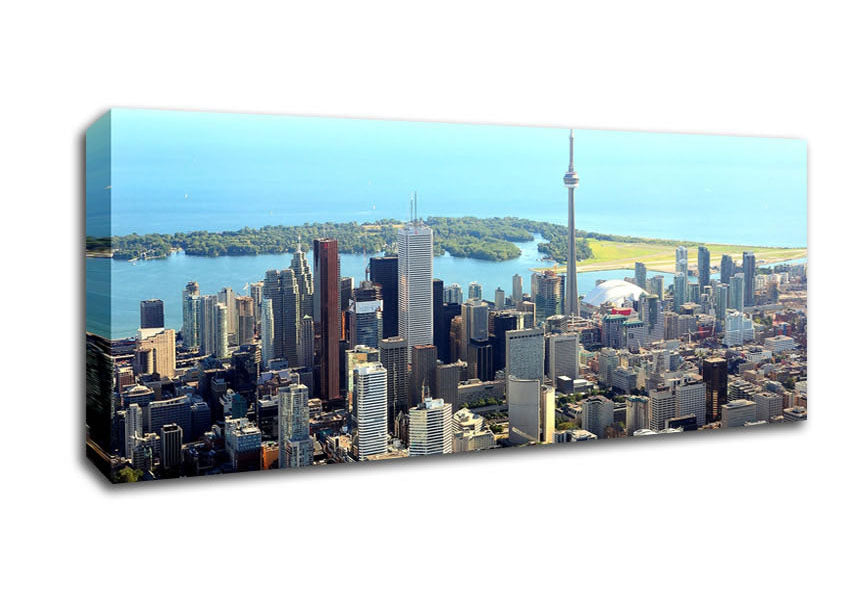 Picture of Toronto Canada Panoramic Canvas Wall Art