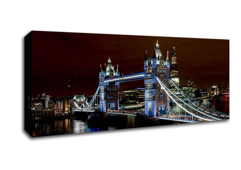 Picture of Tower Bridge From Guoman Hotel Panoramic Canvas Wall Art