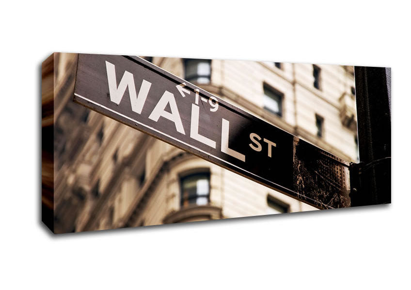 Picture of Wall Street Panoramic Canvas Wall Art