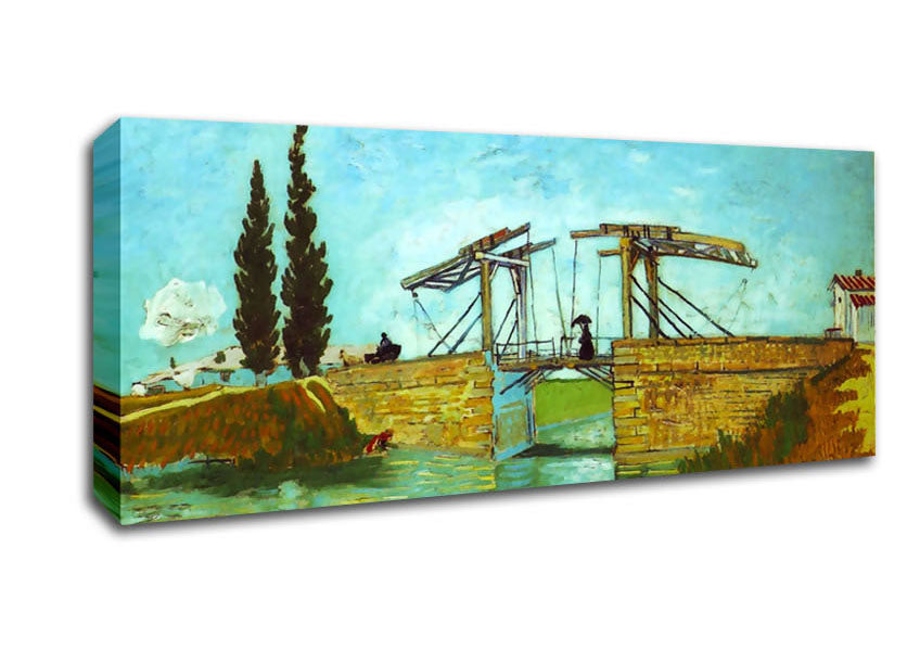 Picture of Van Gogh Bridge At Arles Panoramic Canvas Wall Art