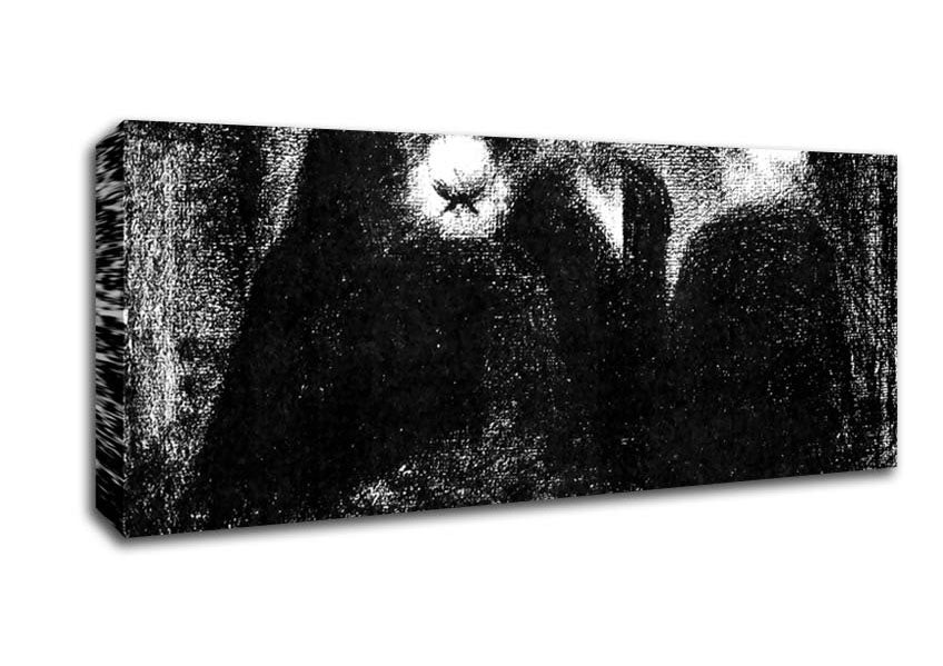 Picture of Seurat Condolences Panoramic Canvas Wall Art