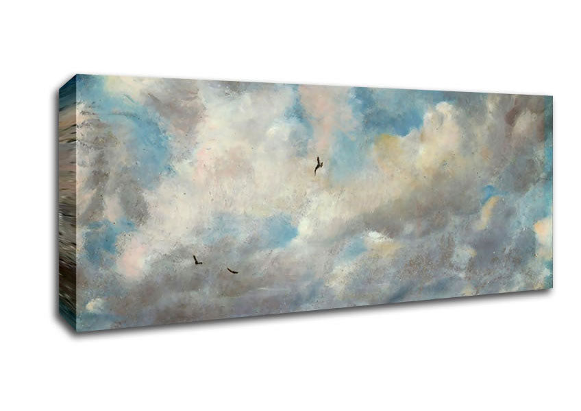 Picture of Constable Cloud Study Panoramic Canvas Wall Art