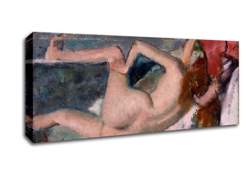 Picture of Degas After The Bath Panoramic Canvas Wall Art