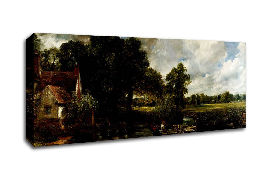 Picture of Constable The Hey-Wain Panoramic Canvas Wall Art