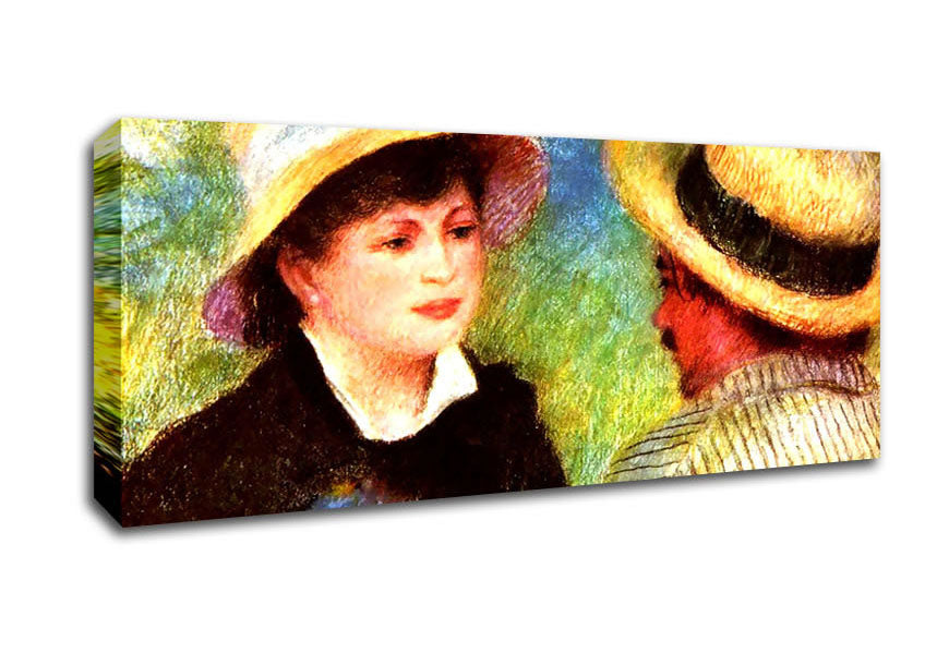 Picture of Renoir Les Canotiers Panoramic Canvas Wall Art