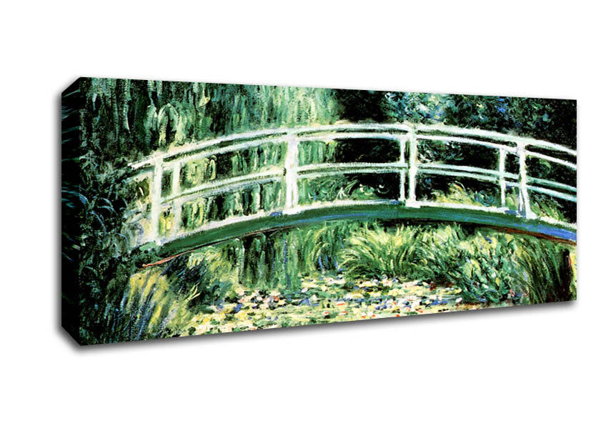 Picture of Monet Lily Pond Panoramic Canvas Wall Art