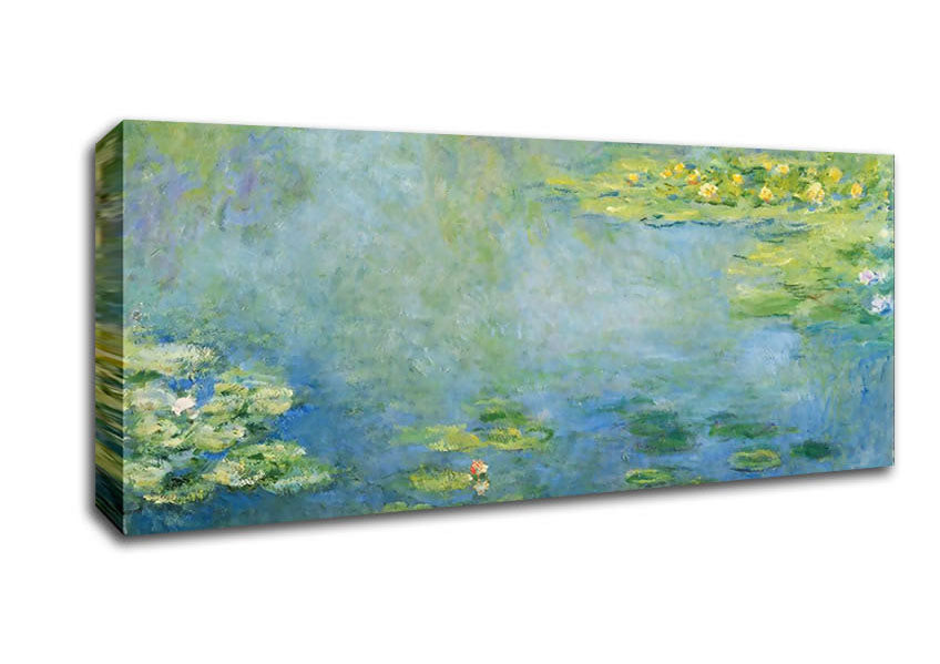 Picture of Monet Waterlilies Panoramic Canvas Wall Art