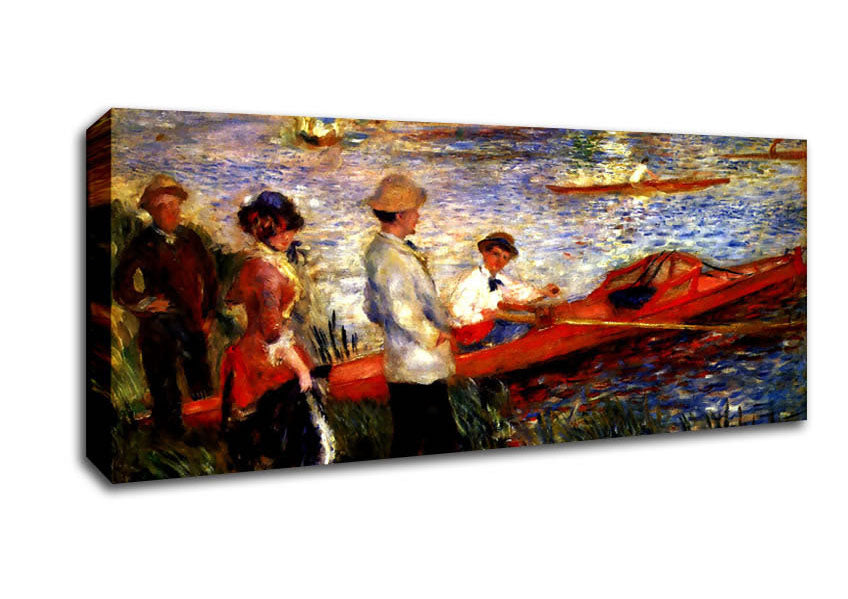 Picture of Renoir Oarsman Of Chatou Panoramic Canvas Wall Art