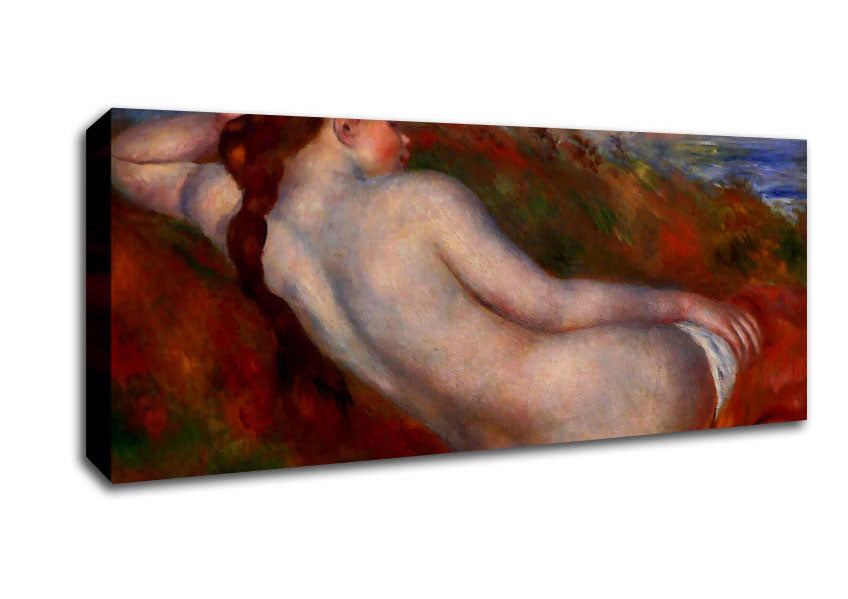 Picture of Renoir Reclining Nude Panoramic Canvas Wall Art